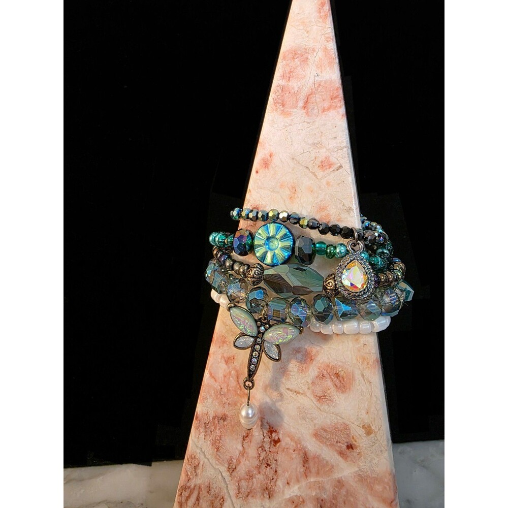 Fairycore Beaded Bracelet Stack